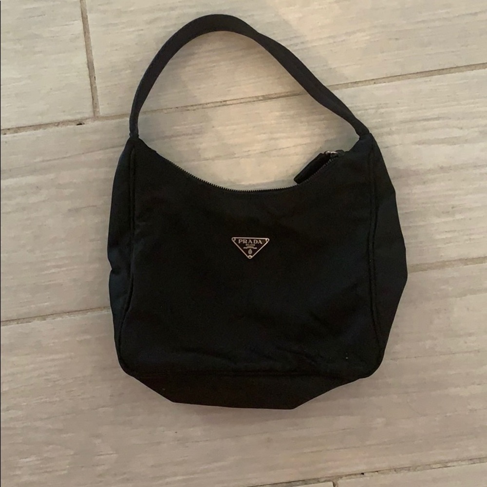 100% authentic Prada black mini purse